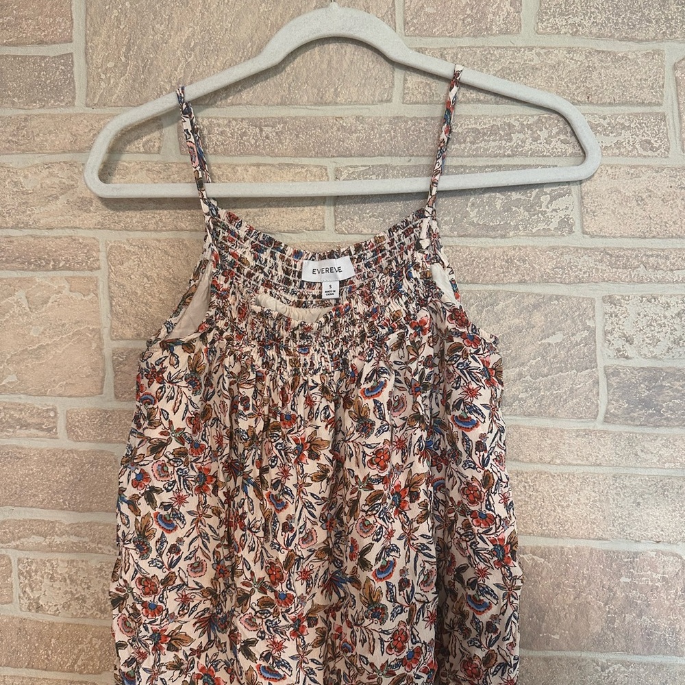 Evereve Floral Tank Top - Multicolor